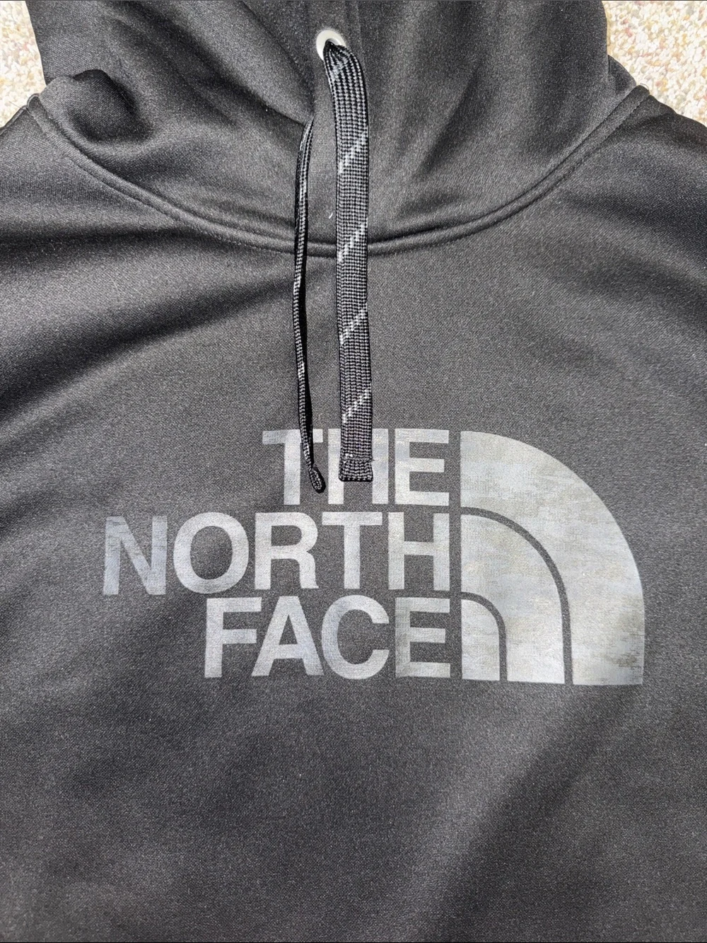 The North Face Men’s Black Pullover Hoodie with Logo